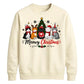 Meowy Cat Tree Graphic Print Christmas Unisex Sweatshirt