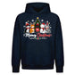 Delightful Festive Cats Meowy Christmas Oversized Hoodie