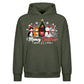 Delightful Festive Cats Meowy Christmas Oversized Hoodie