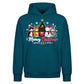 Delightful Festive Cats Meowy Christmas Oversized Hoodie