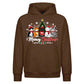 Delightful Festive Cats Meowy Christmas Oversized Hoodie