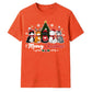 Meowy Festive Kittens Tree Graphic Christmas Unisex T-Shirt