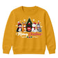 Meowy Kittens Festive Tree Graphic Christmas Kids Sweatshirt
