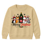 Meowy Kittens Festive Tree Graphic Christmas Kids Sweatshirt