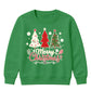 Merry Christmas Three Trees Art Christmas Kids Sweatshirt