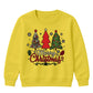 Merry Christmas Three Trees Art Christmas Kids Sweatshirt