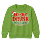 Merry Drunk Im Christmas Slogan Christmas Kids Sweatshirt