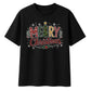 Merry Festive Tree Typography Christmas Oversized T-Shirt