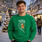 Merry Gingerbread Half Heart Christmas Unisex Sweatshirt
