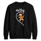 Merry Gingerbread Half Heart Christmas Unisex Sweatshirt