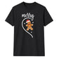 Merry Gingerbread Man Half Heart Christmas Unisex T-Shirt