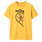 Merry Gingerbread Man Half Heart Christmas Unisex T-Shirt