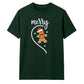 Merry Gingerbread Man Half Heart Christmas Unisex T-Shirt