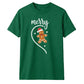 Merry Gingerbread Man Half Heart Christmas Unisex T-Shirt
