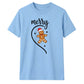 Merry Gingerbread Man Half Heart Christmas Unisex T-Shirt