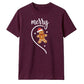 Merry Gingerbread Man Half Heart Christmas Unisex T-Shirt