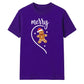Merry Gingerbread Man Half Heart Christmas Unisex T-Shirt