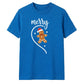 Merry Gingerbread Man Half Heart Christmas Unisex T-Shirt