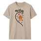 Merry Gingerbread Man Half Heart Christmas Unisex T-Shirt