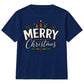 Merry Holly Festive Trees Graphic Christmas Kids T-Shirt