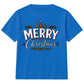 Merry Holly Festive Trees Graphic Christmas Kids T-Shirt