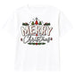 Merry Holly Festive Trees Graphic Christmas Kids T-Shirt
