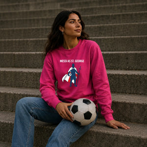 Messi As St George Cape Football Icon FIFA Unisex Sweatshirt