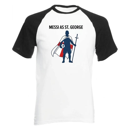 Messi As St George Football Hero FIFA Unisex Baseball T-Shirt