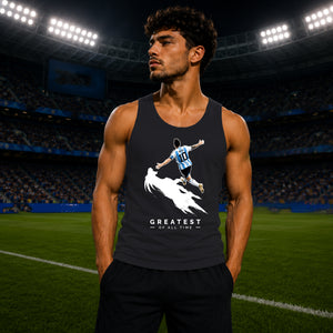 Messi Greatest Of All Time Argentina Graphic Men Tank Top