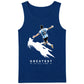 Messi Greatest Of All Time Argentina Graphic Men Tank Top