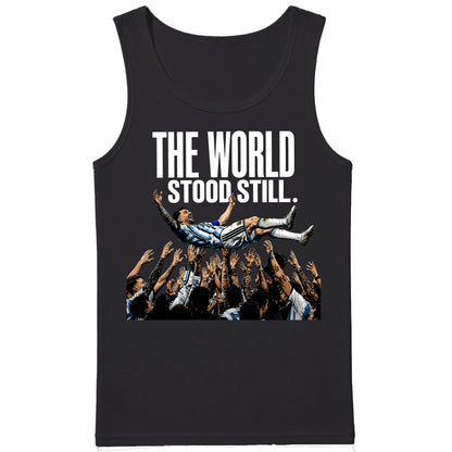 Messi Victory World Stood Still Graphic Men Tank Top