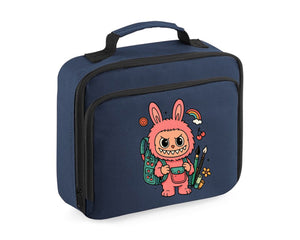 Back To School Kids Lunch Bag, Funny Adorable Labubu Design School Bag, Perfect For Insulated Lunch Bag M8481