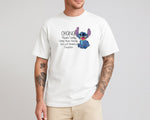 Stitch Oversized T-Shirt, Cute Disney Tee with 'Ohana Means Family' Quote, Oversized Fit for Women & Men, Cool Streetwear M8405