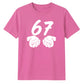 Milestone 67th Birthday Celebration Graphic Unisex T-Shirt