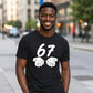Milestone 67th Birthday Celebration Graphic Unisex T-Shirt