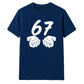 Milestone 67th Birthday Celebration Graphic Unisex T-Shirt
