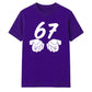 Milestone 67th Birthday Celebration Graphic Unisex T-Shirt