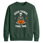 Mindful meditating skeleton yoga Halloween Unisex Sweatshirt