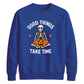 Mindful meditating skeleton yoga Halloween Unisex Sweatshirt