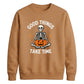 Mindful meditating skeleton yoga Halloween Unisex Sweatshirt