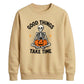 Mindful meditating skeleton yoga Halloween Unisex Sweatshirt