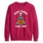 Mindful meditating skeleton yoga Halloween Unisex Sweatshirt