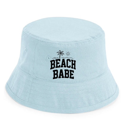 Minimalist Beach Babe Palm Tree Bucket Summer Kids Hat