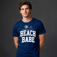 Minimalist Beach Babe Palm Tree Slogan Unisex T-Shirt