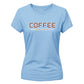 Minimalist Coffee Brew Culture Motif ladies fit T-Shirt