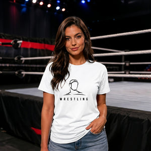 Minimalist Headgear Icon Top Wrestling ladies fit t-shirt