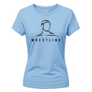Minimalist Headgear Icon Top Wrestling ladies fit t-shirt