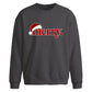 Minimalist santa hat merry Christmas Oversized Sweatshirt