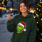 Mischievous character smirk festive Christmas Unisex Hoodie