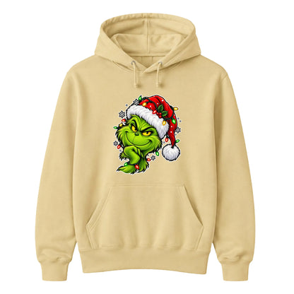 Mischievous character smirk festive Christmas Unisex Hoodie